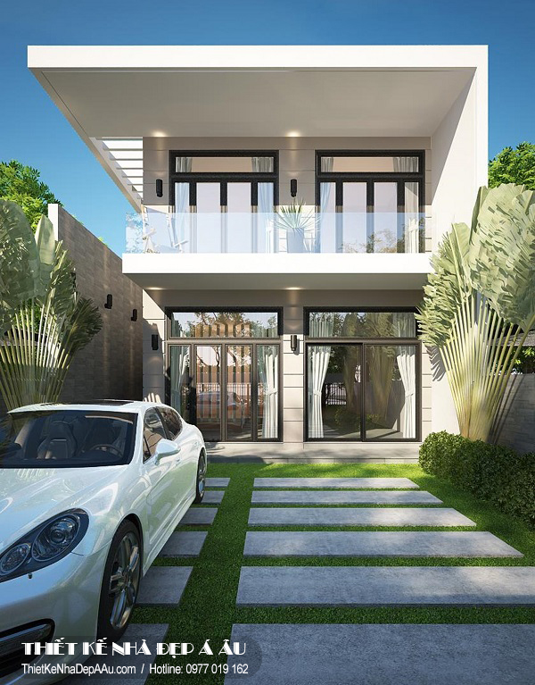 biệt thự 3 tầng hiện đại 120m2
