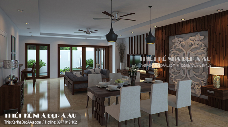 thiết kế nội thất biệt thự hiện đại