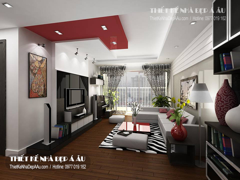 Thiết kế nội thất chung cư 150m2 - Gia đình anh Thắng NoithatvietJsc