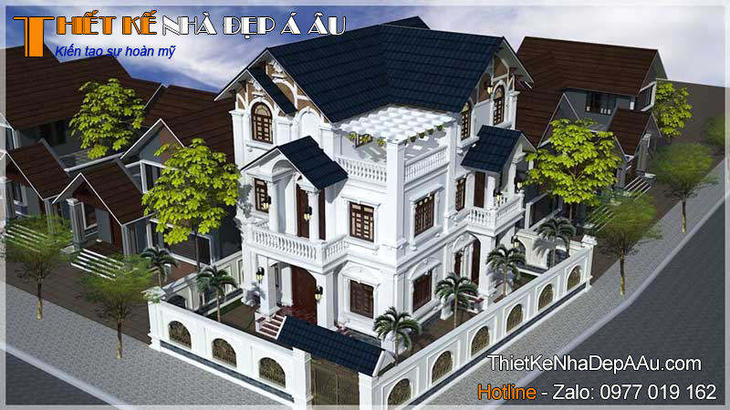 Căn biệt thự 3 tầng đẹp