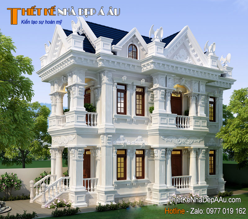 Biệt thự tân cổ điển mặt tiền 6m