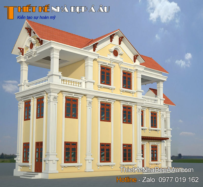 Mẫu biệt thự 3 tầng đẹp