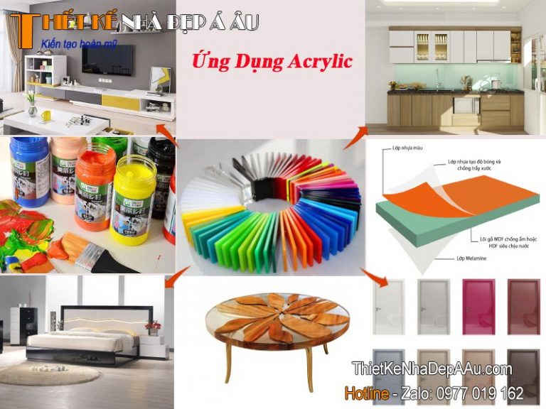 Acrylic là gì? Ứng dụng vật liệu trong thiết kế nội thất