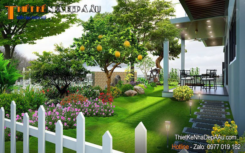 9 Bản vẽ thiết kế sân vườn tiểu cảnh nhà vườn biệt thự resort