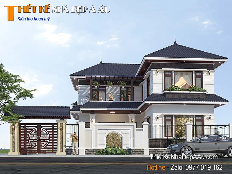 mẫu biệt thự 2 tầng đẹp