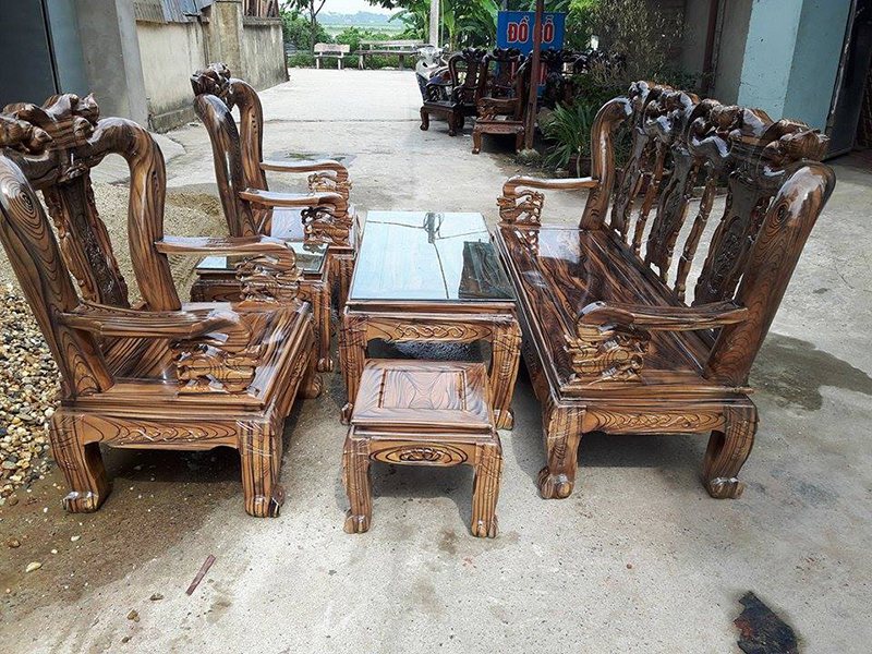 Bộ bàn ghế gỗ phòng khách